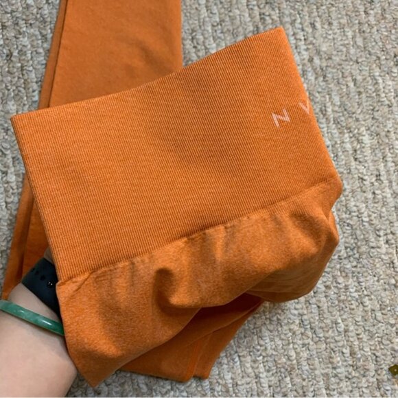 NVGTN Sunset Orange NV Seamless Leggings XL - Picture 5 of 5